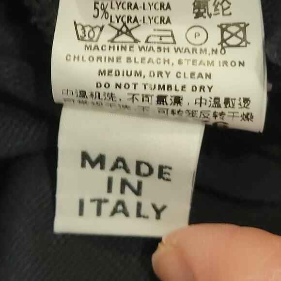 European Culture Navy Blue Dress/Size Small/Cotton and Lycra Blend - Picture 6 of 11